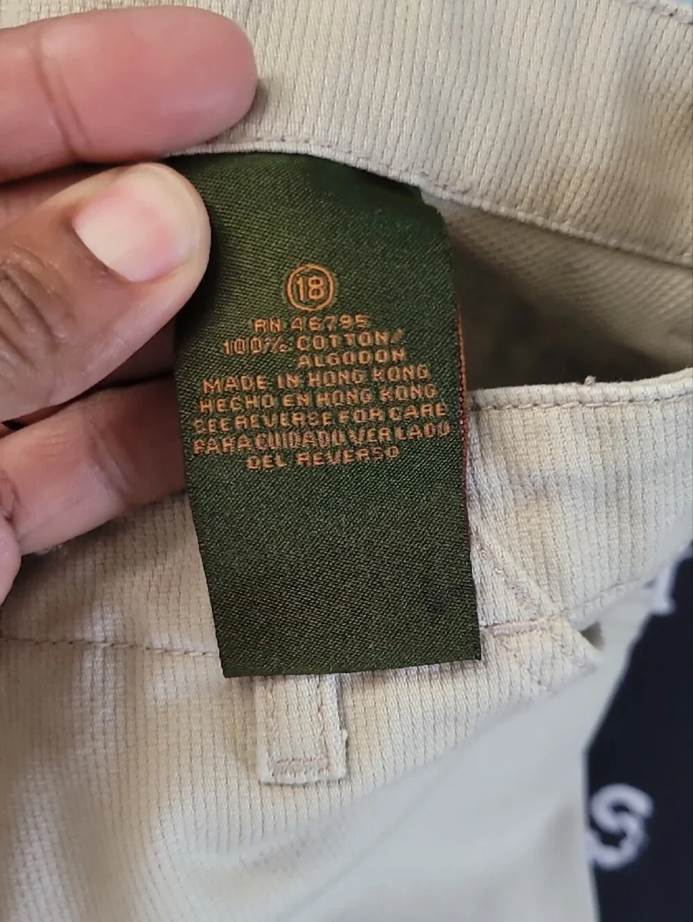 Timberland Boys Cargo Pants in Light Khaki